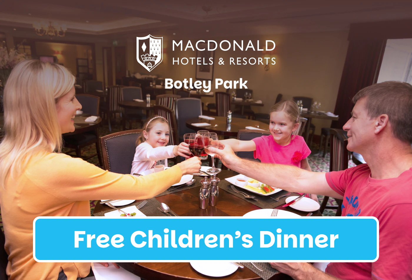 Family-friendly hotel room for a Paultons Park short break