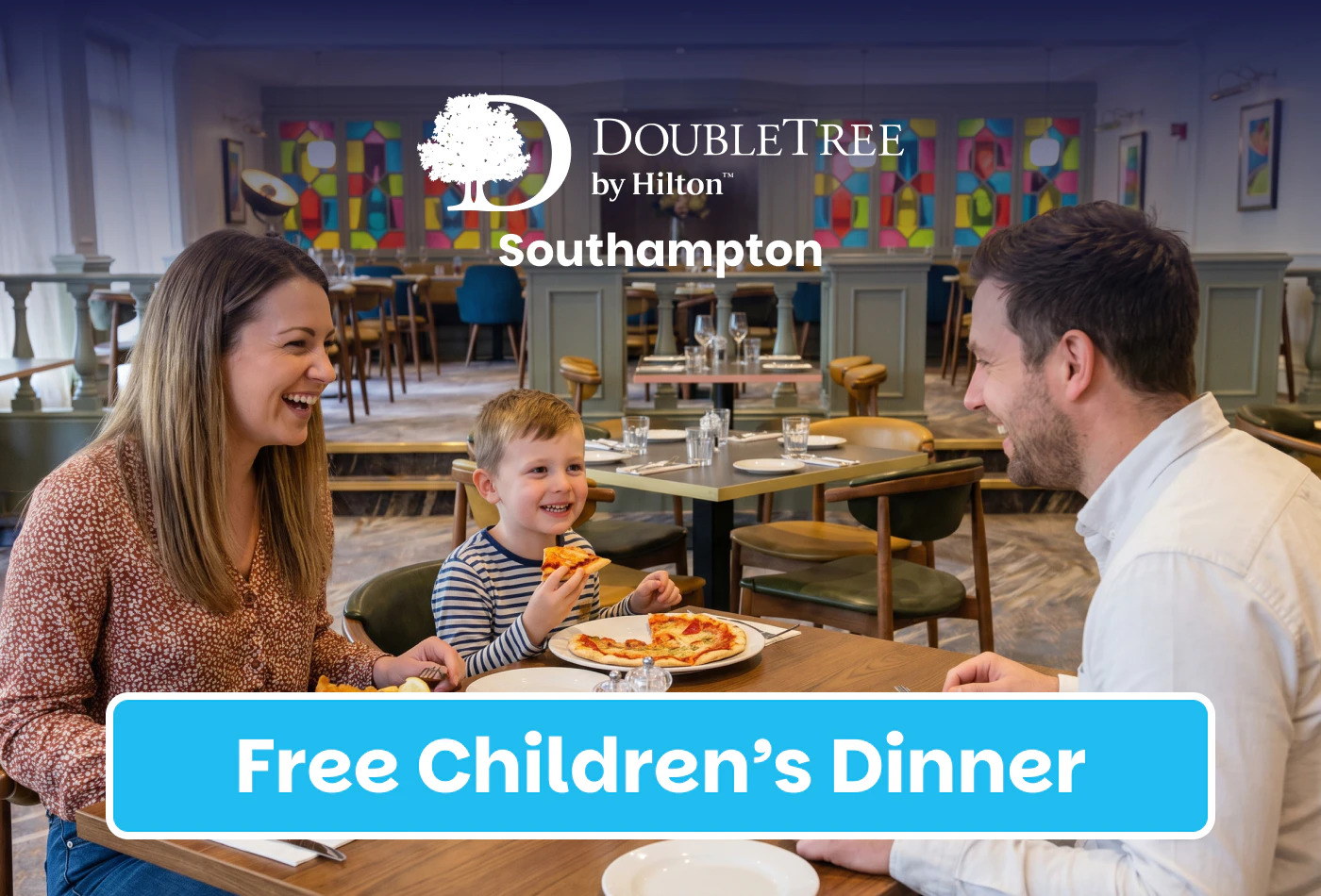 Family-friendly hotel room for a Paultons Park short break