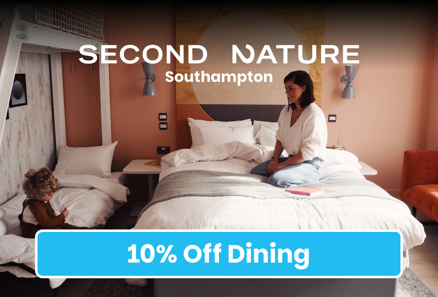 Family-friendly hotel room for a Paultons Park short break