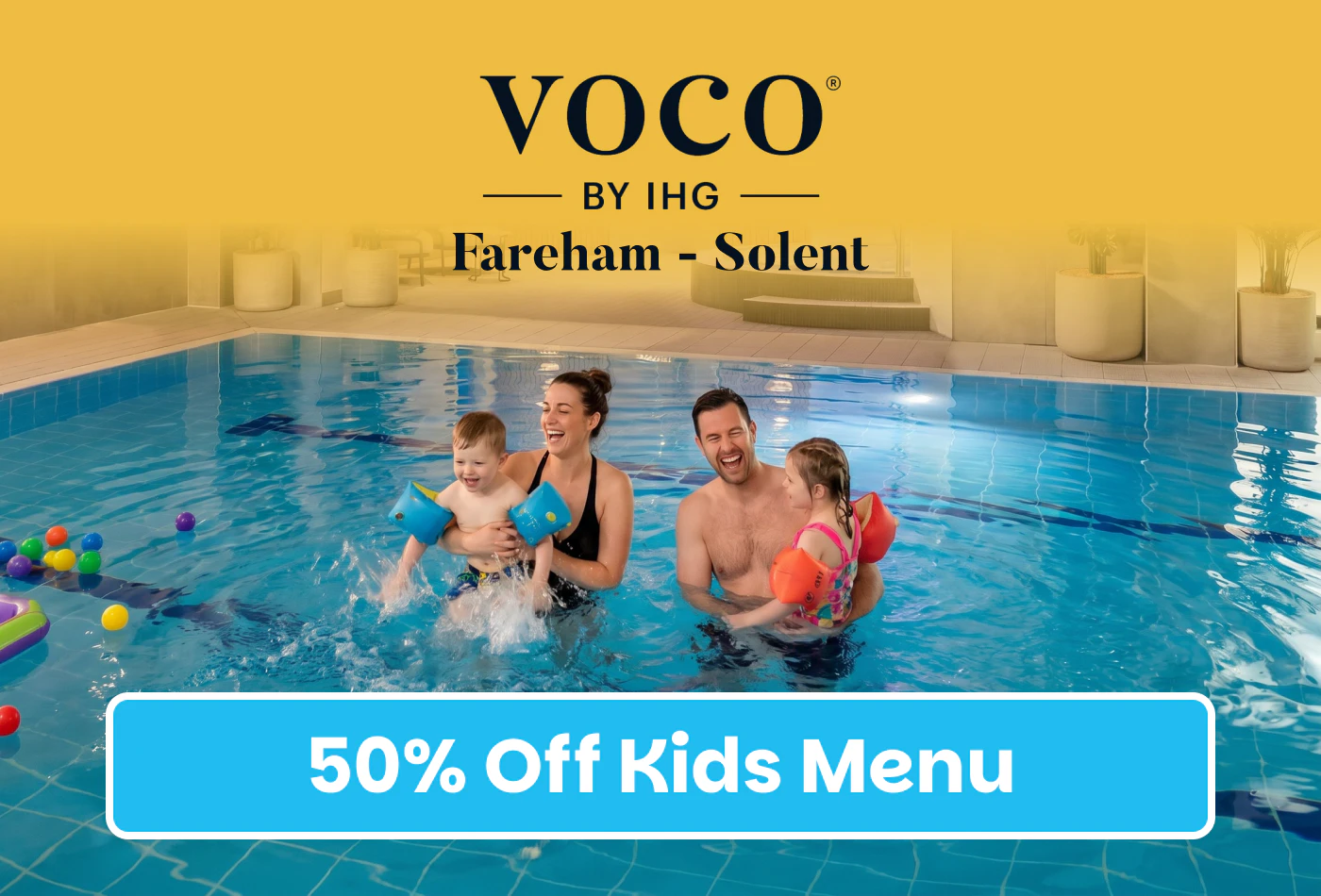 Family-friendly hotel room for a Paultons Park short break
