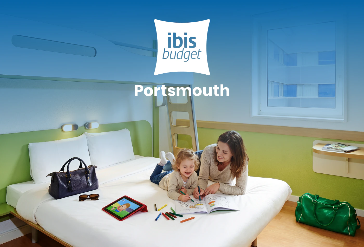Family-friendly hotel room for a Paultons Park short break