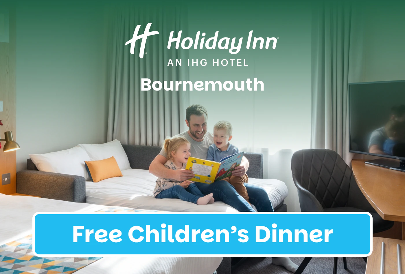 Family-friendly hotel room for a Paultons Park short break