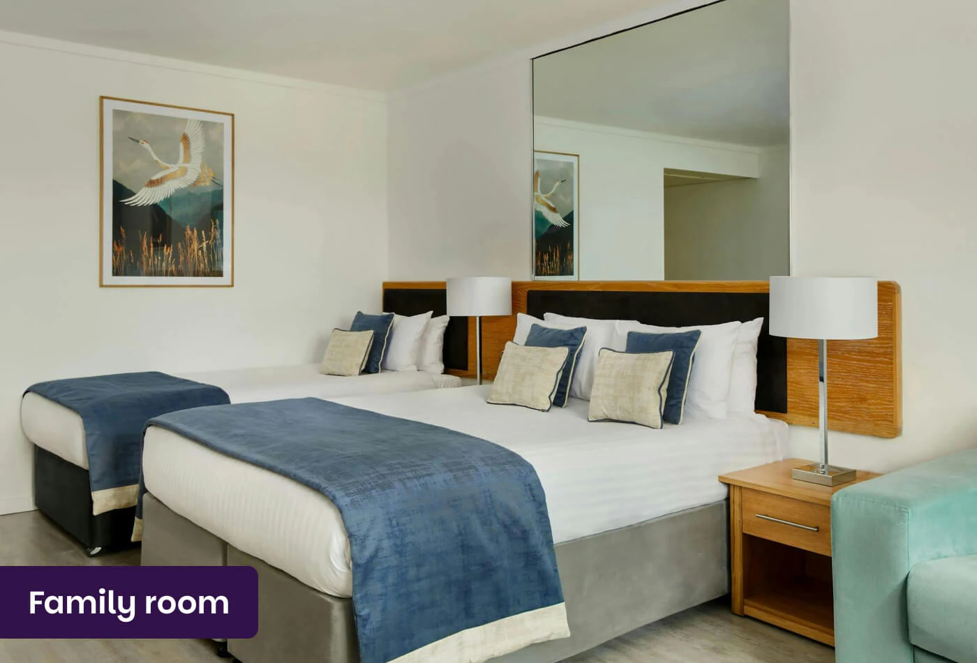 Family room at Langstone Quays Resort