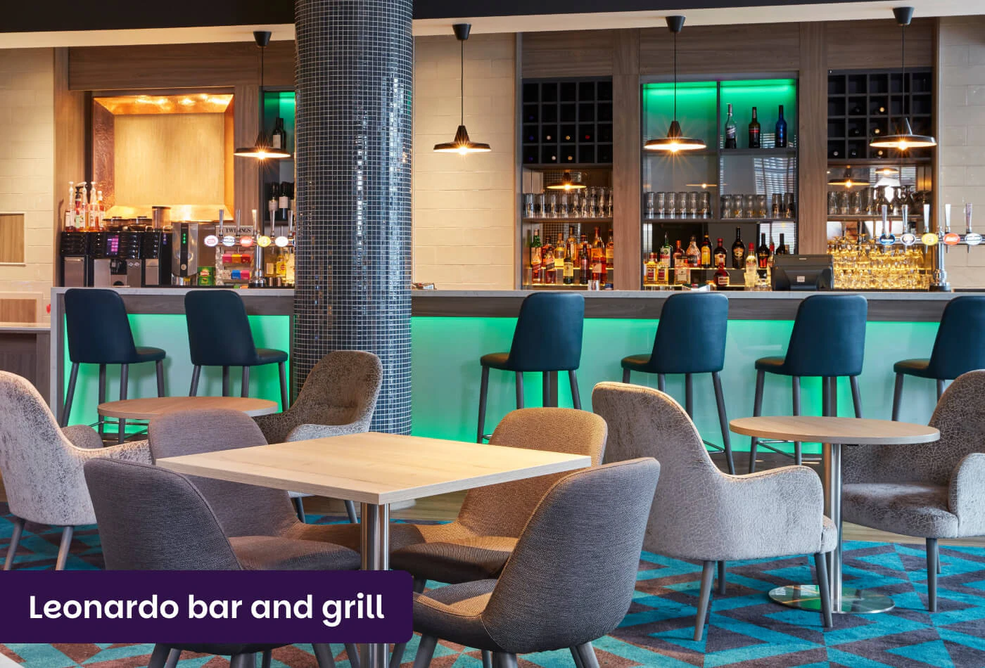 Leonardo Bar and Grill interior