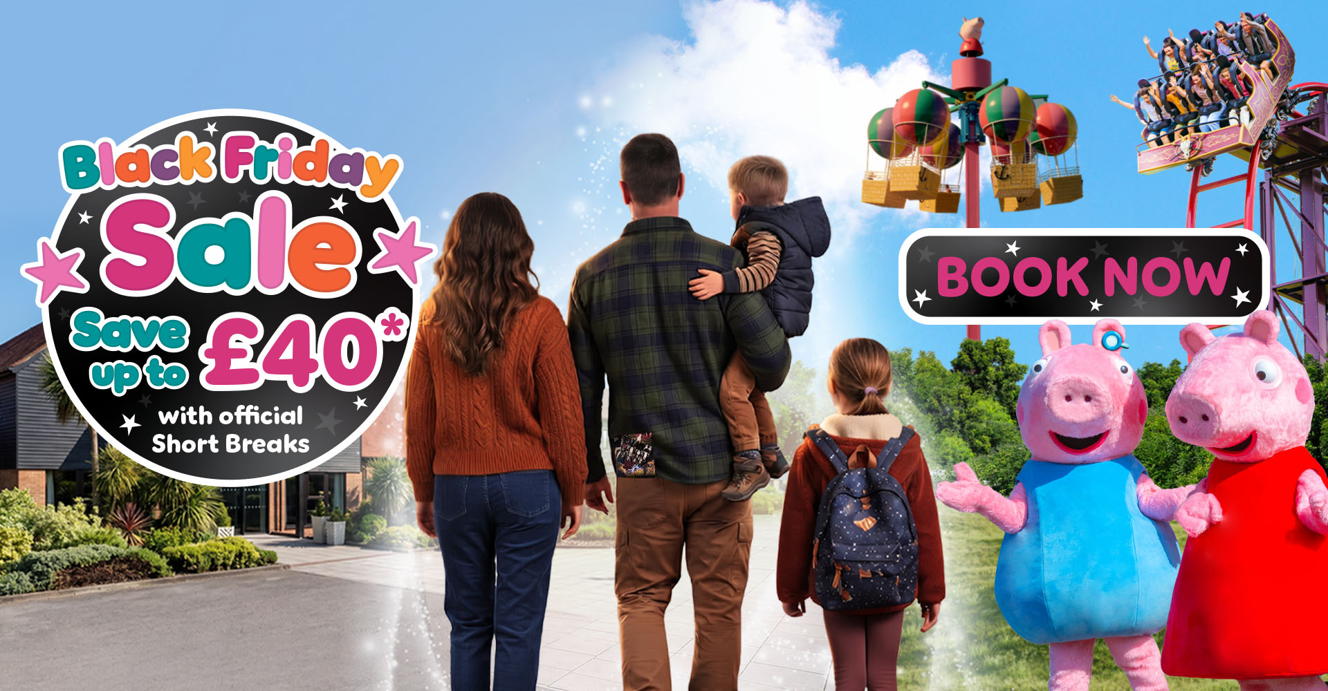 Black Friday Sale: save up to £40 on official Paultons Park short breaks