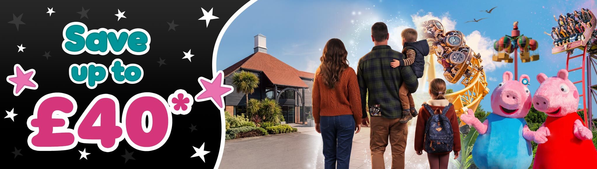 Black Friday Sale: save up to £40 on selected 2026 and 2027 Paultons Park short breaks